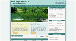 Desktop Screenshot of panchkulahotels.com